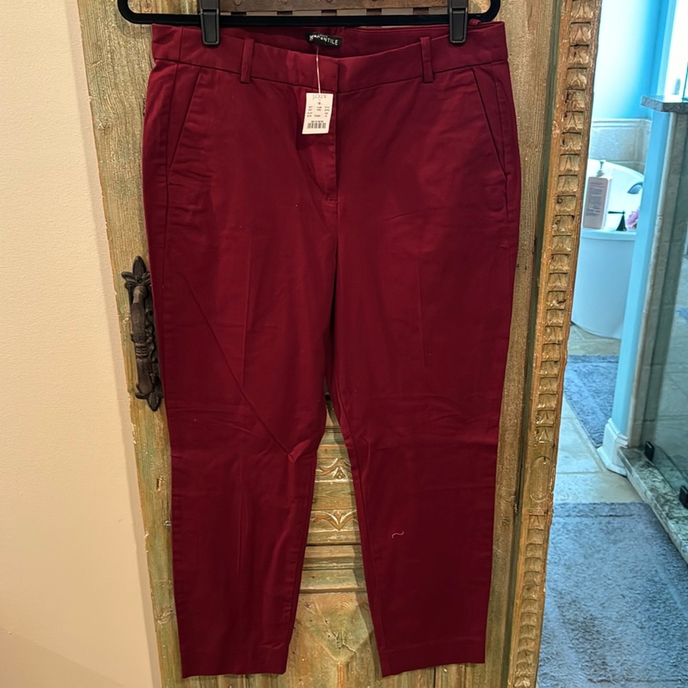 J. Crew Mercantile burgundy dress pants